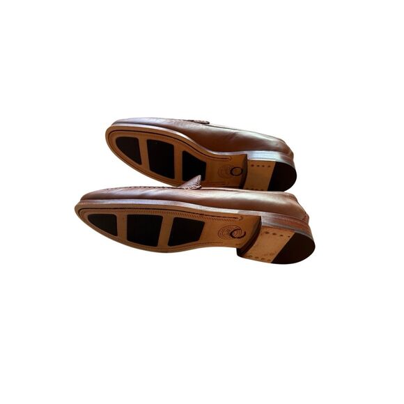 Johnston & Murphy Mens Cognac Sheepskin Baldwin Penny Loafer Size 11M main image 12